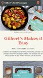 Mobile Screenshot of gilbertssausages.com